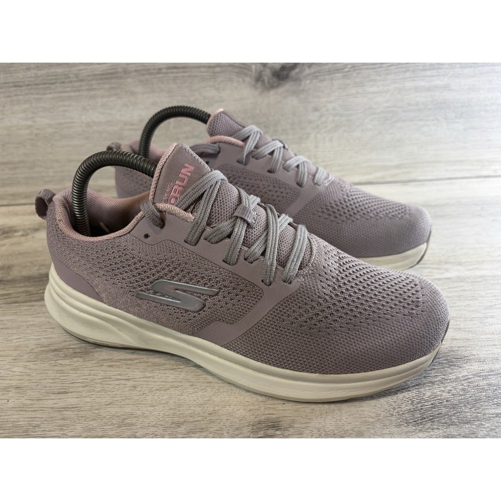 SKECHERS Lite-Foam Memory Foam Purple Lace Up Walking Sneakers 896227ID Womens 8